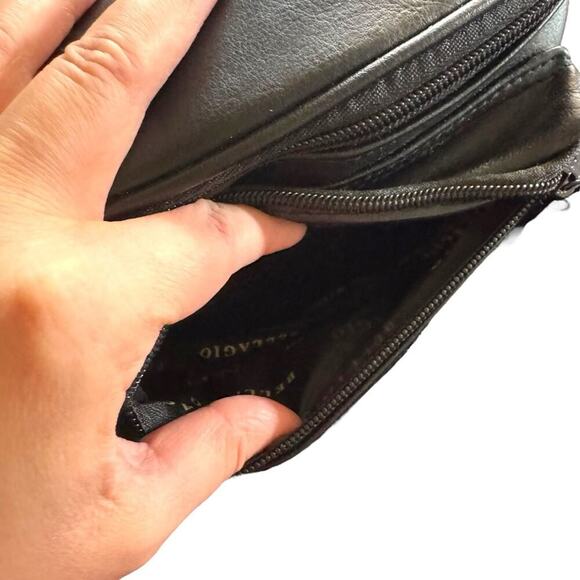 VTG Bellagio Hotel and Casino Faux Leather Embroidered Fanny Pack Belt Bag OS - Picture 7 of 10